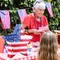 Patriotic American Flag Design Star Pinata for Memorial Day Independence Day Fourth of July